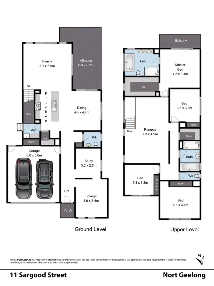 Floorplan of Homely house listing, 11 Sargood Street, North Geelong VIC 3215