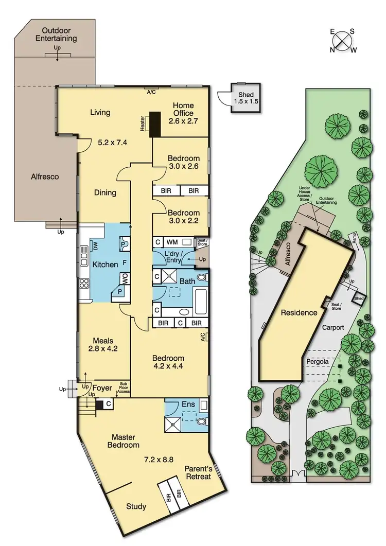 Floorplan of Homely house listing, 61 Scott Street, Vermont VIC 3133