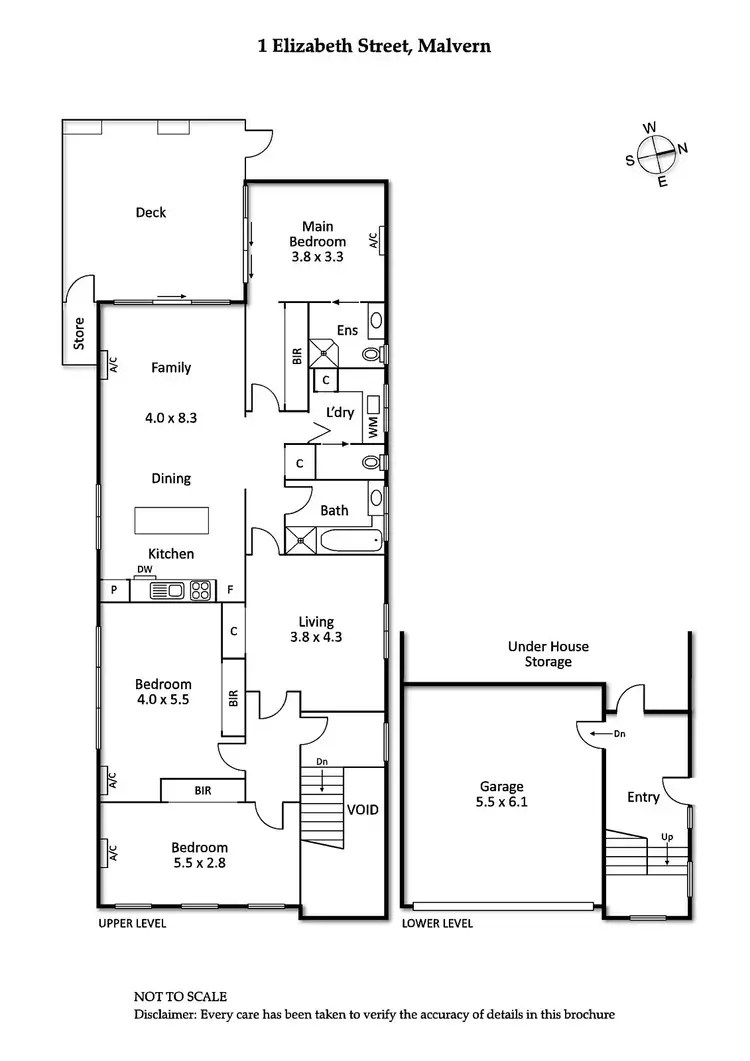 Floorplan of Homely house listing, 1 Elizabeth Street, Malvern VIC 3144