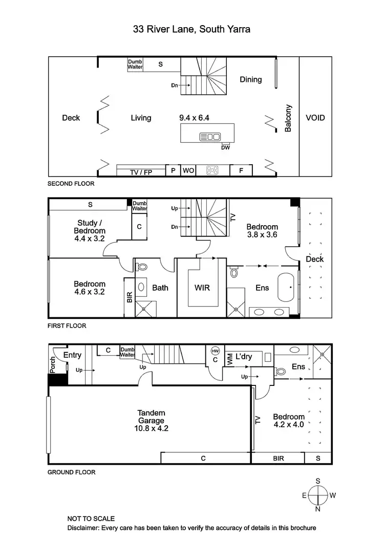 Floorplan of Homely house listing, 33 River Lane, South Yarra VIC 3141