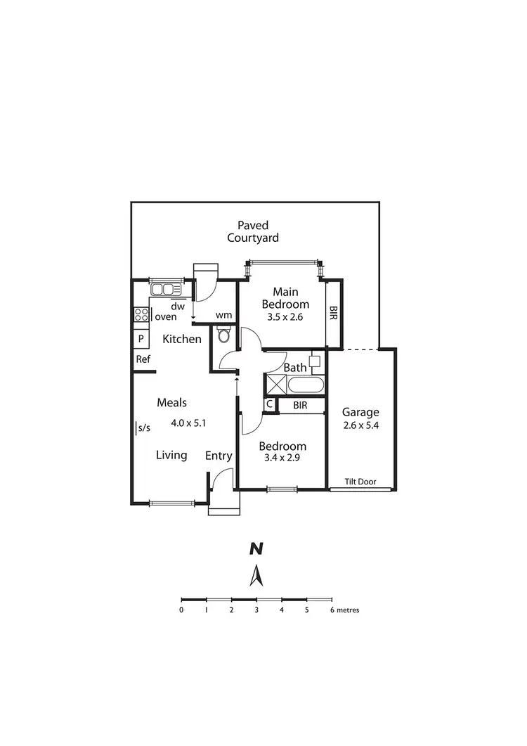 Floorplan of Homely unit listing, 3/10 Ulupna Road, Ormond VIC 3204