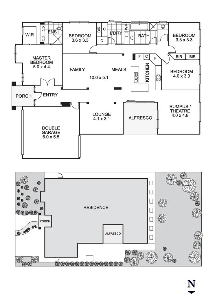 Floorplan of Homely house listing, 3 Lady Peel Rise, Doreen VIC 3754
