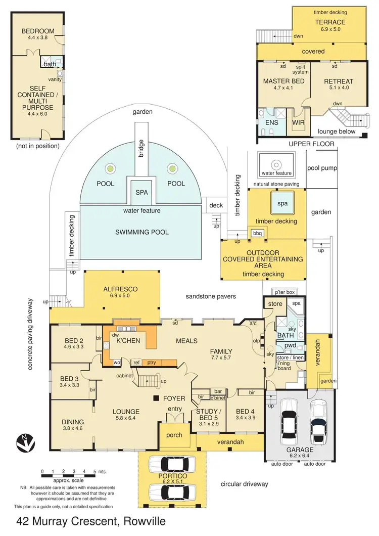 Floorplan of Homely house listing, 42 Murray Crescent, Rowville VIC 3178