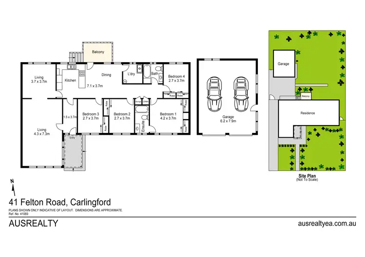 Floorplan of Homely house listing, 41 Felton Road, Carlingford NSW 2118