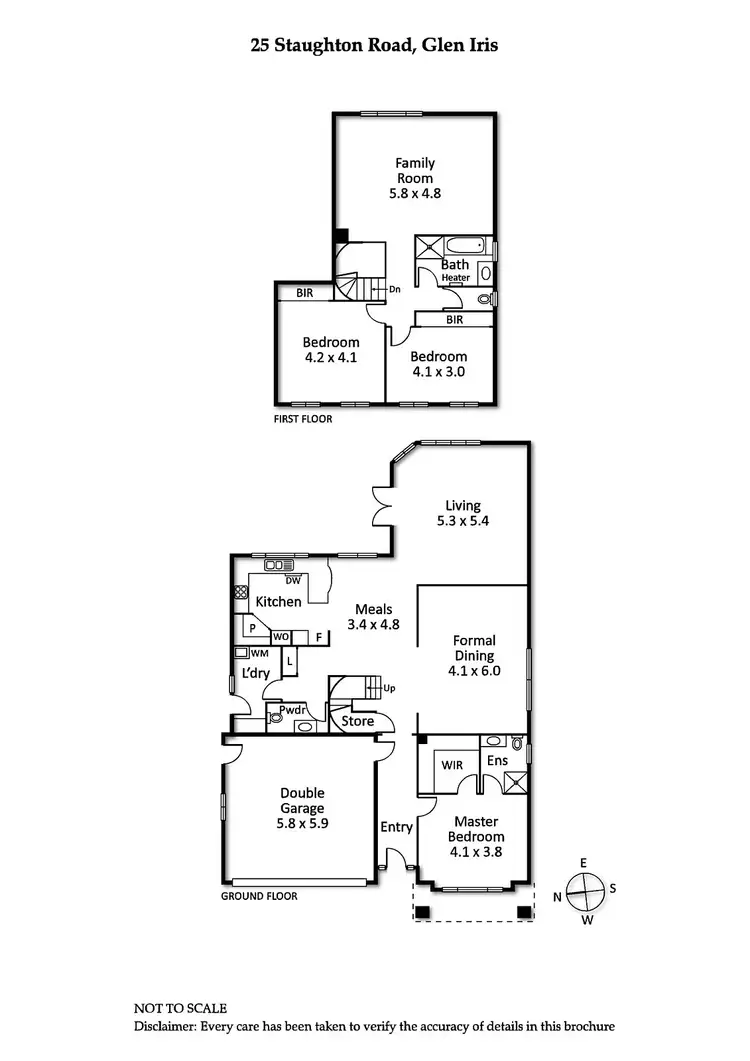Floorplan of Homely house listing, 25 Staughton Road, Glen Iris VIC 3146