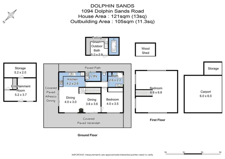 Floorplan of Homely house listing, 1094 Dolphin Sands Road, Dolphin Sands TAS 7190