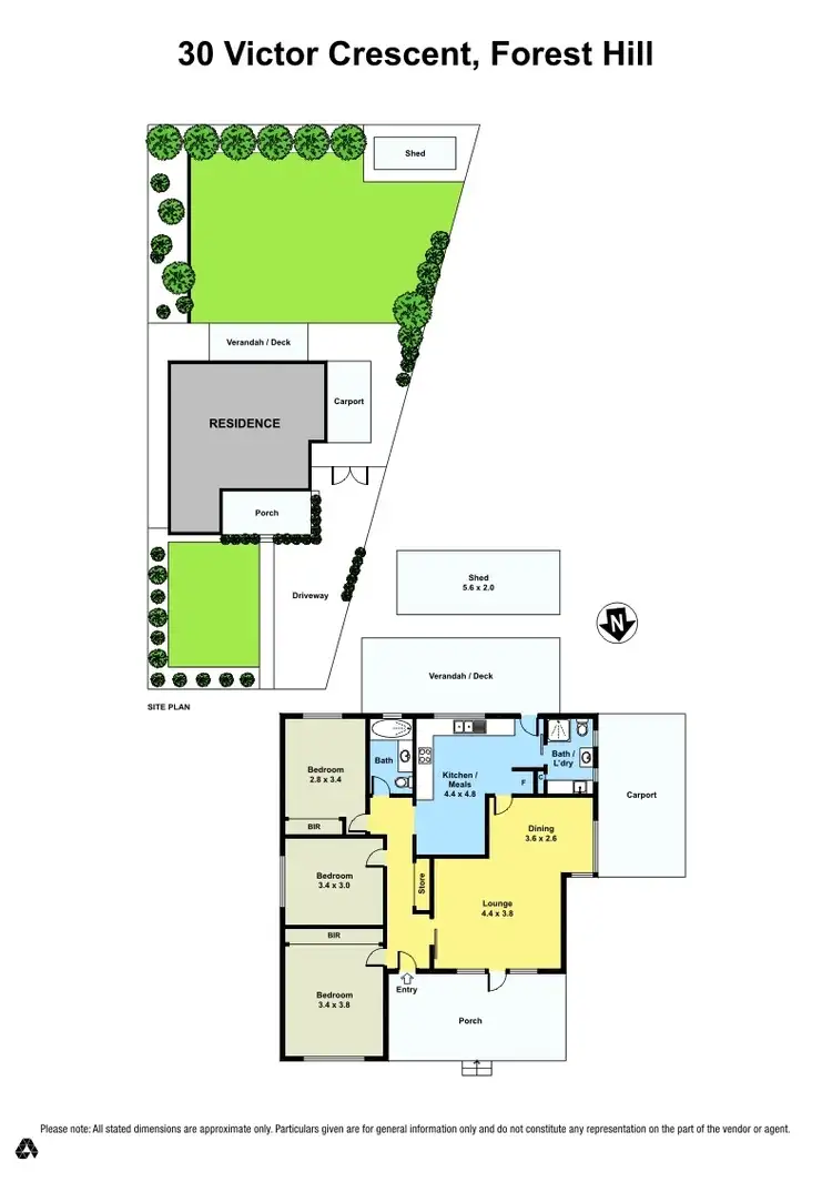 Floorplan of Homely house listing, 30 Victor Crescent, Forest Hill VIC 3131