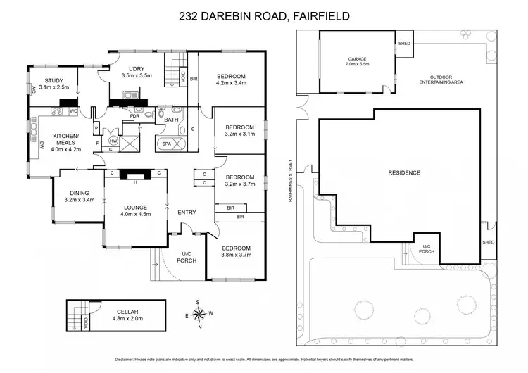 Floorplan of Homely house listing, 232 Darebin Road, Fairfield VIC 3078