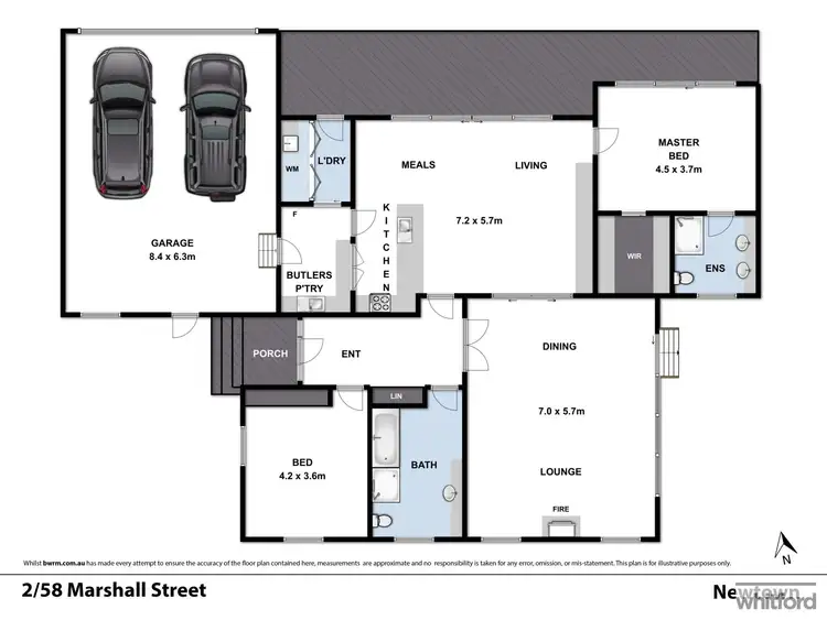 Floorplan of Homely house listing, 2/58 Marshall Street, Newtown VIC 3220