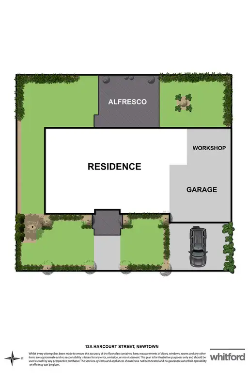 Floorplan of Homely house listing, 12A Harcourt Street, Newtown VIC 3220