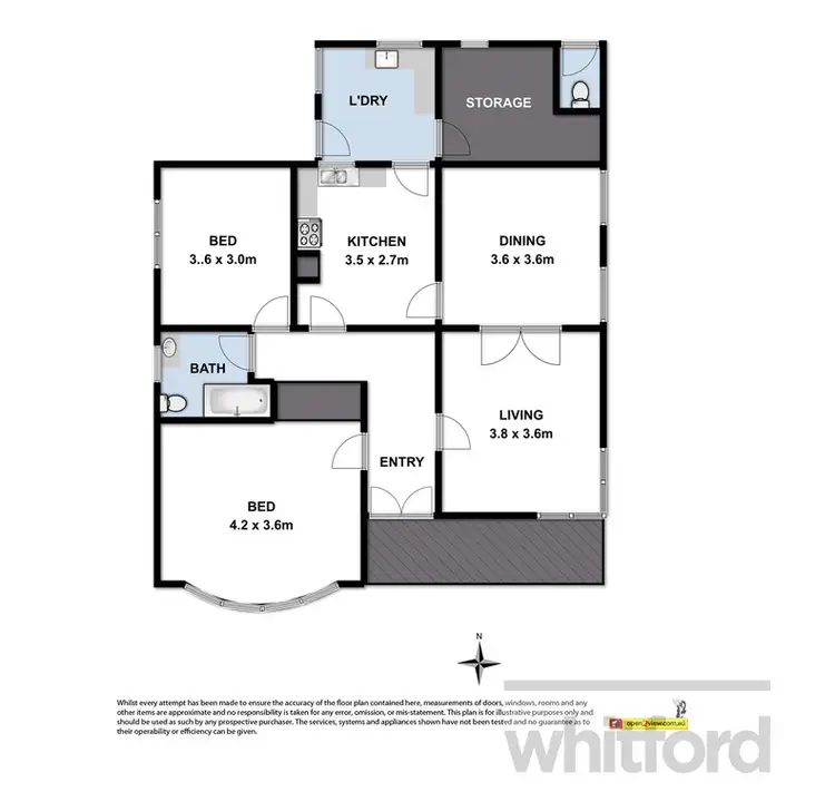 Floorplan of Homely house listing, 1/41 Nicholas Street, Newtown VIC 3220