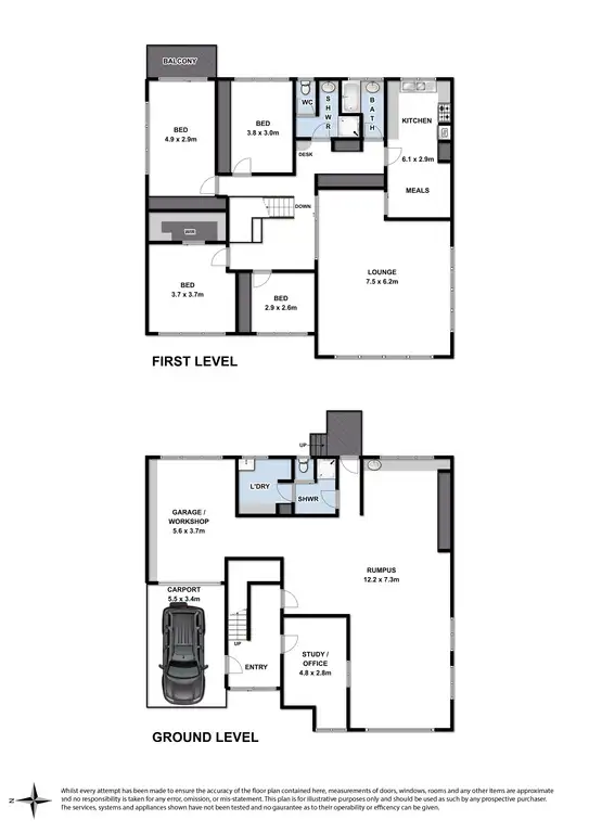 Floorplan of Homely house listing, 11 Lichen Grove, Highton VIC 3216