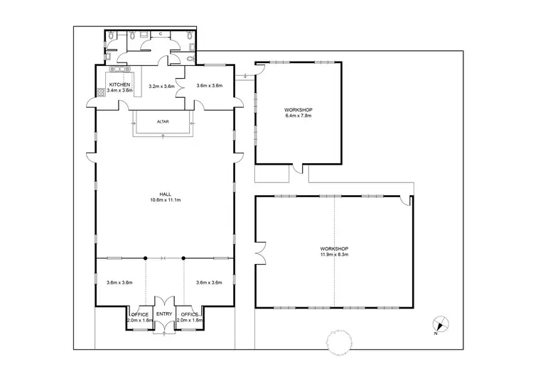 Floorplan of Homely other listing, 80 Ross Street, Port Melbourne VIC 3207