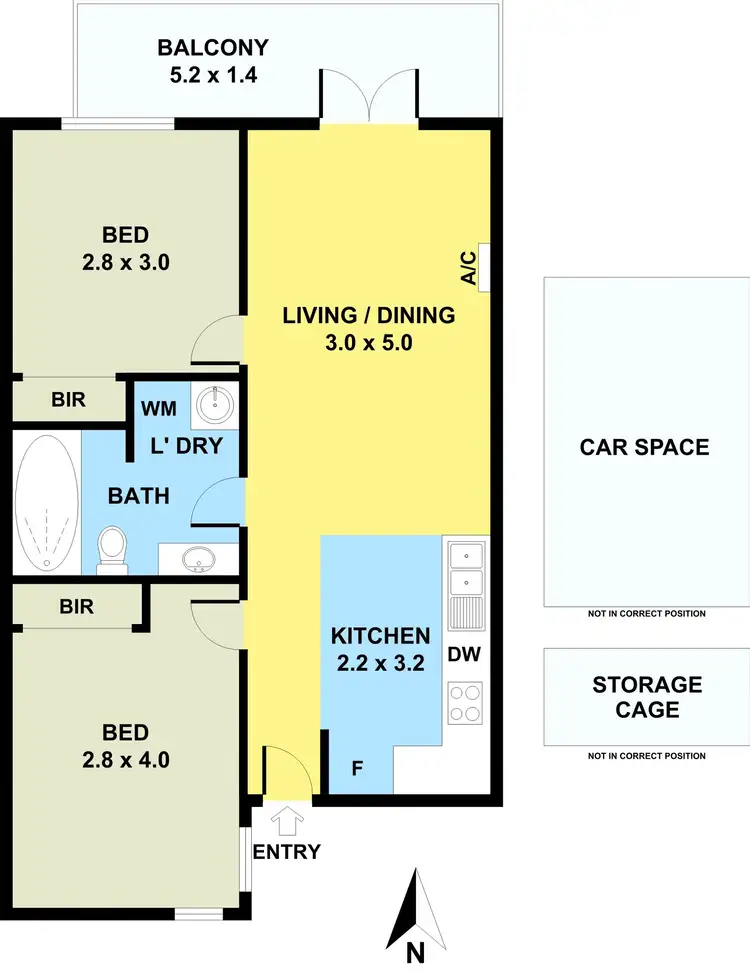 Floorplan of Homely apartment listing, 18/30 Lillimur Road, Ormond VIC 3204