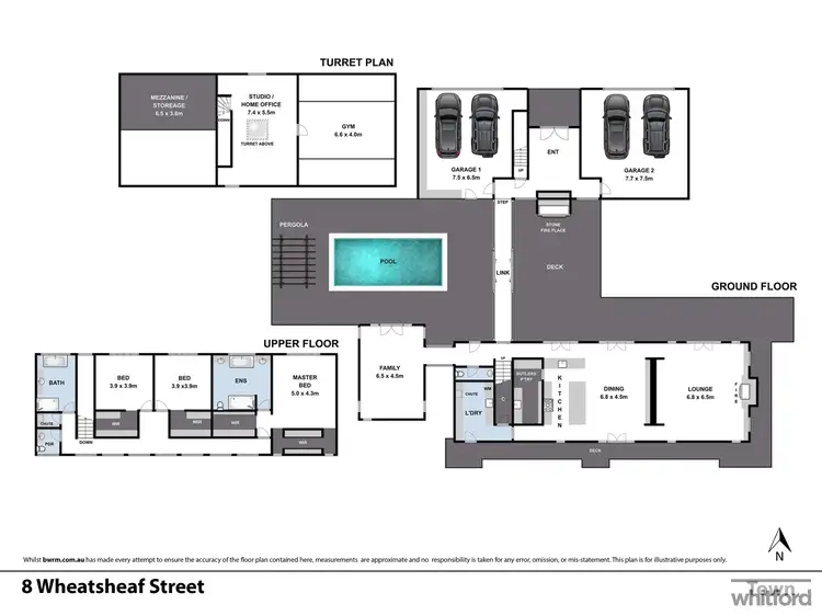 Floorplan of Homely house listing, 8 Wheatsheaf Street, Ceres VIC 3221