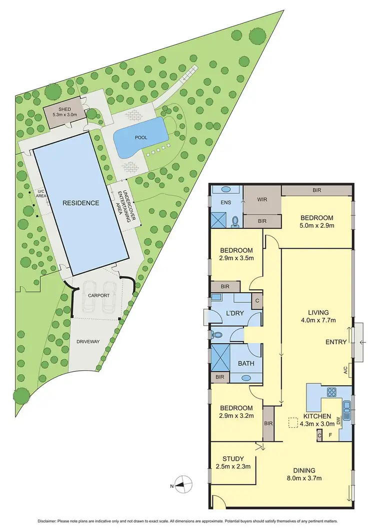 Floorplan of Homely house listing, 5 Moor Park Crest, Doncaster East VIC 3109