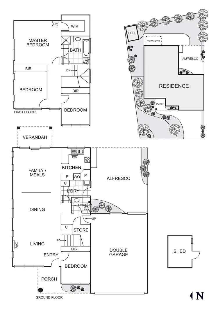 Floorplan of Homely house listing, 1 Whistler Walk, South Morang VIC 3752