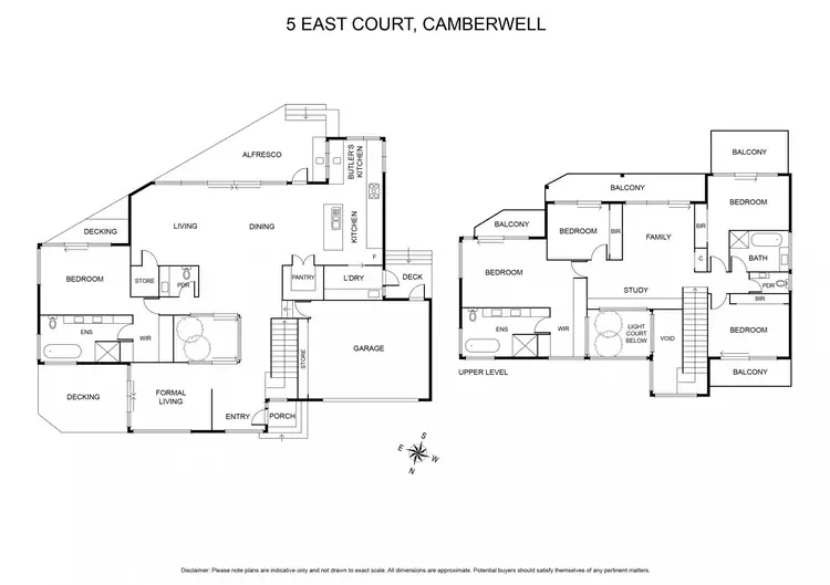 Floorplan of Homely house listing, 5 East Court, Camberwell VIC 3124