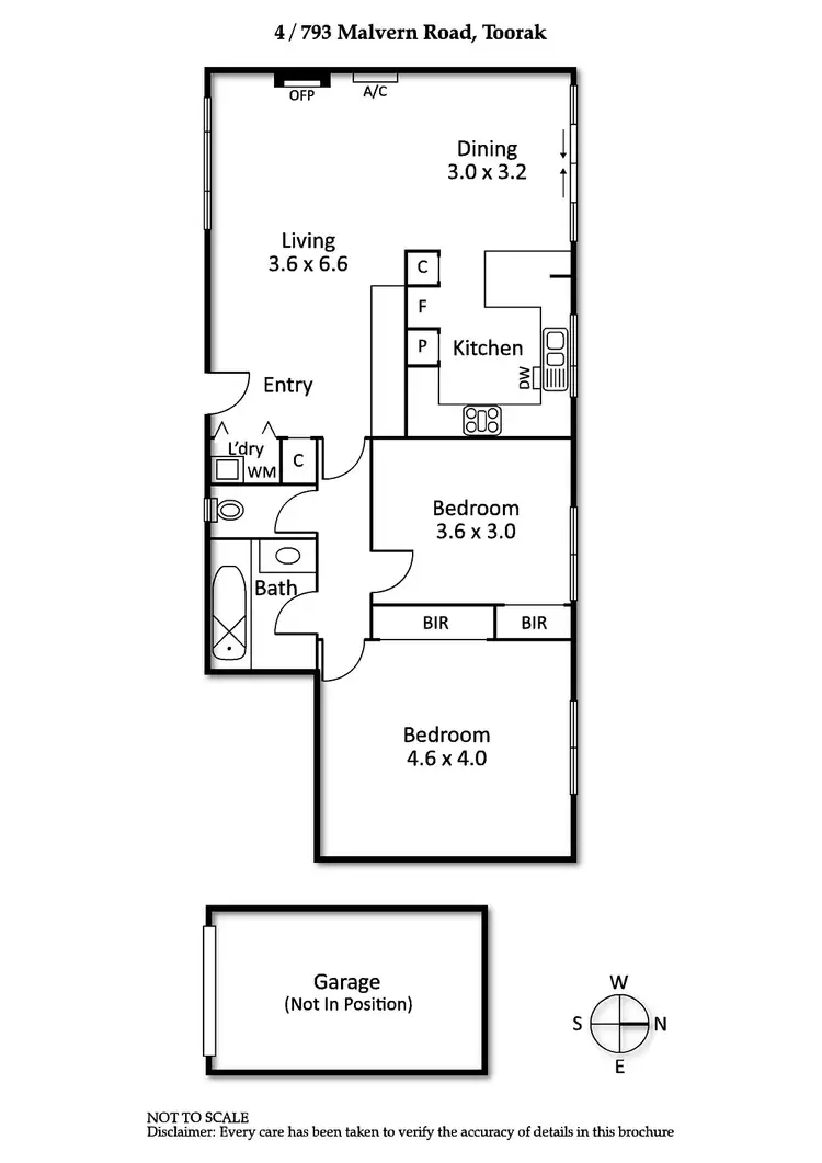 Floorplan of Homely apartment listing, 4/793 Malvern Road, Toorak VIC 3142