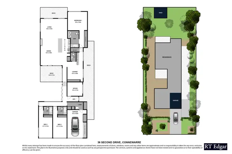 Floorplan of Homely house listing, 36 Second Drive, Connewarre VIC 3227