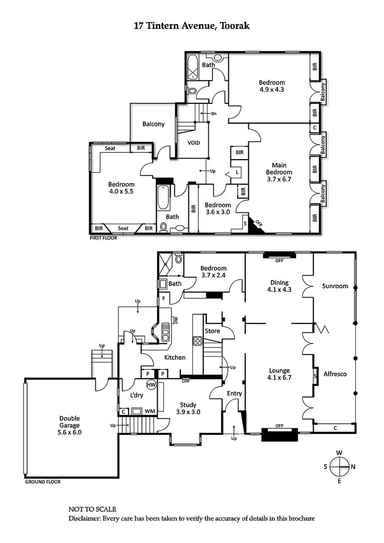 Floorplan of Homely house listing, 17 Tintern Avenue, Toorak VIC 3142