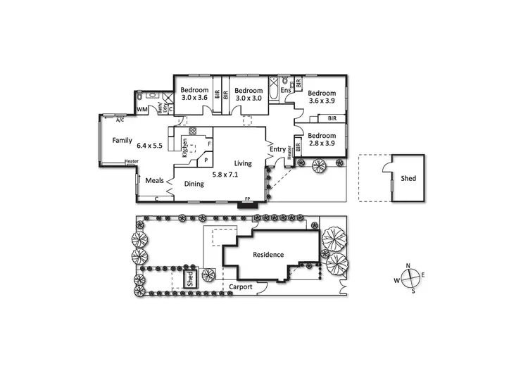 Floorplan of Homely house listing, 27 Barnett Street, Hampton VIC 3188