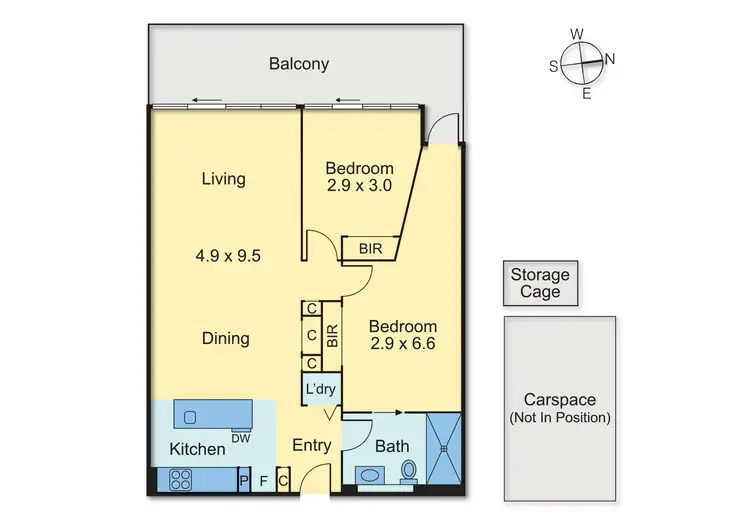 Floorplan of Homely apartment listing, 503/4-14 Burke Avenue, Camberwell VIC 3124