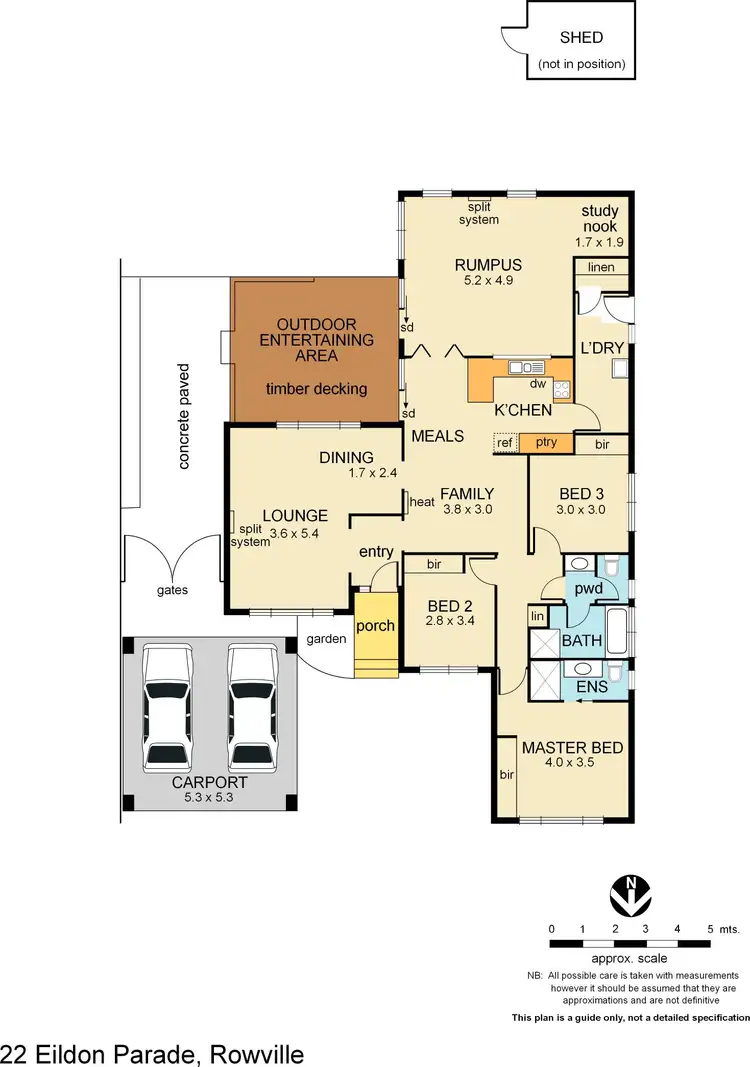 Floorplan of Homely house listing, 22 Eildon Parade, Rowville VIC 3178