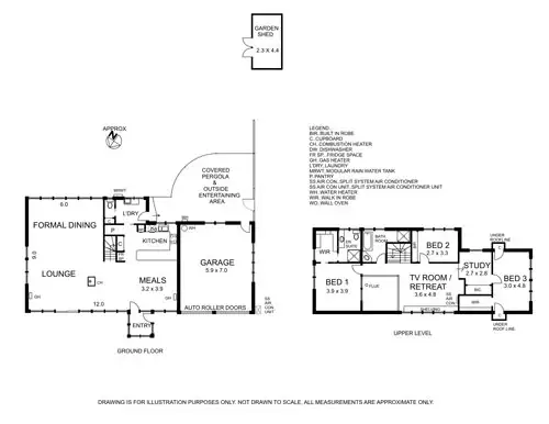 Floorplan of Homely house listing, 3 Skyline Drive, Gisborne VIC 3437