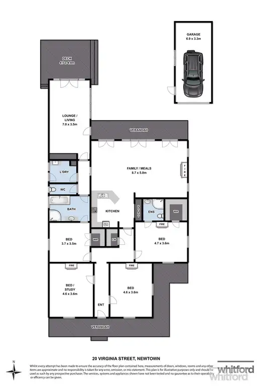 Floorplan of Homely house listing, 20 Virginia Street, Newtown VIC 3220