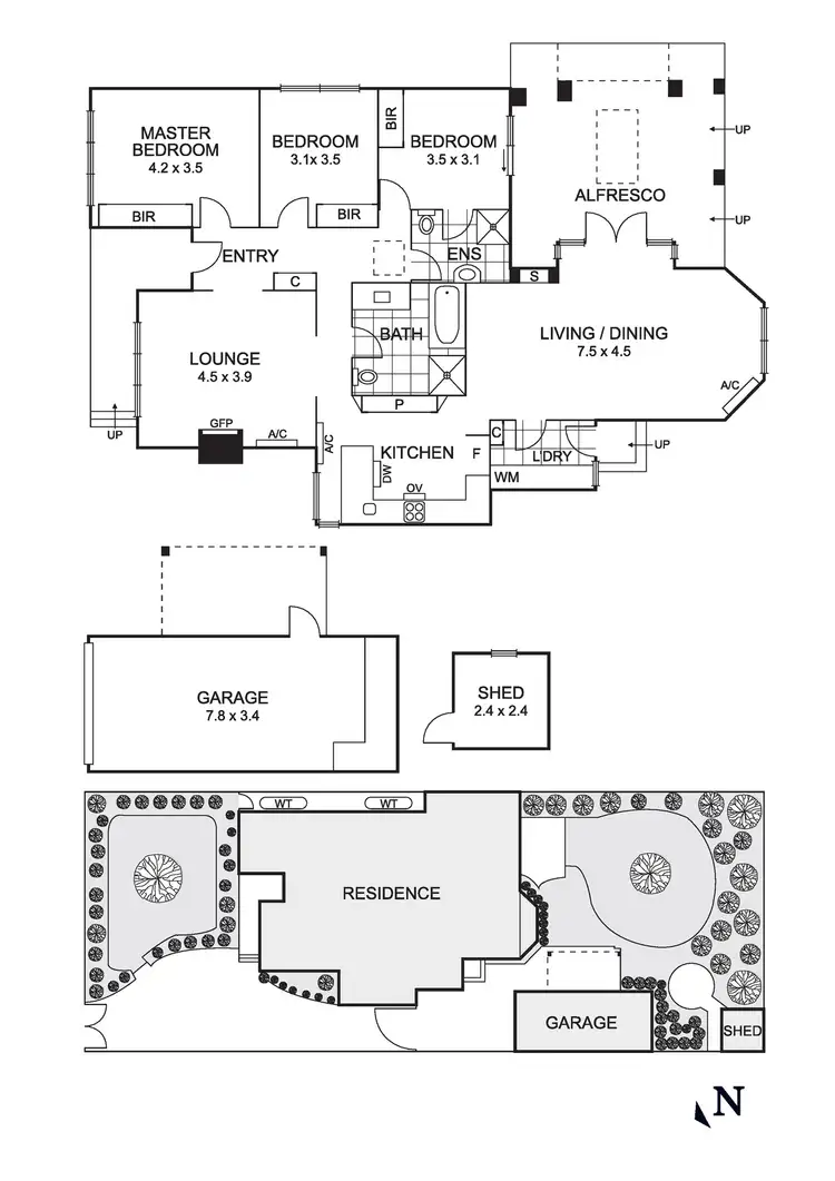 Floorplan of Homely house listing, 18 Massey Street, Box Hill South VIC 3128