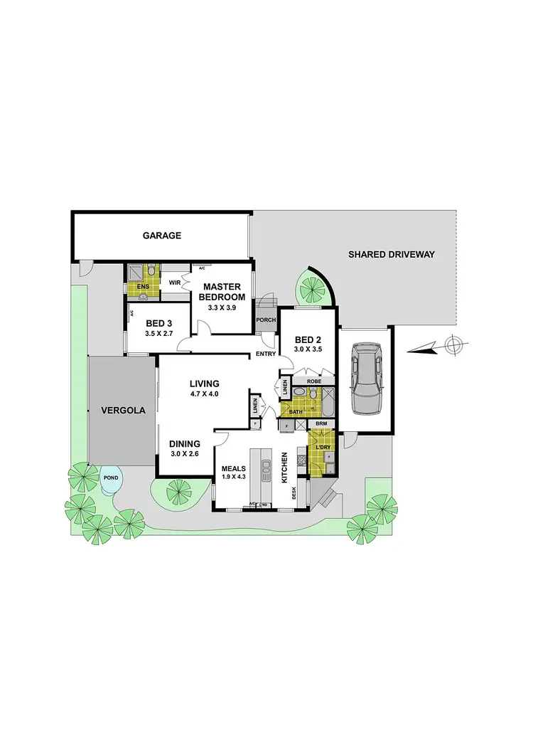 Floorplan of Homely unit listing, 2/9 Kardella Street, Malvern East VIC 3145