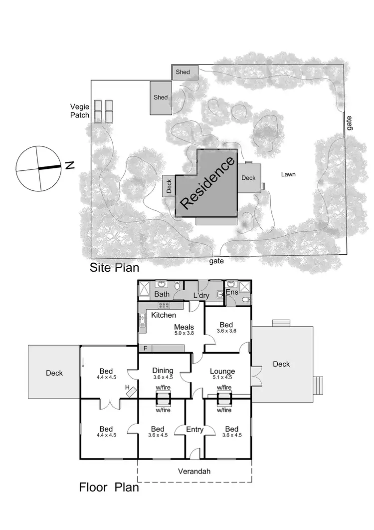 Floorplan of Homely house listing, 34-36 Back Beach Road, Portsea VIC 3944