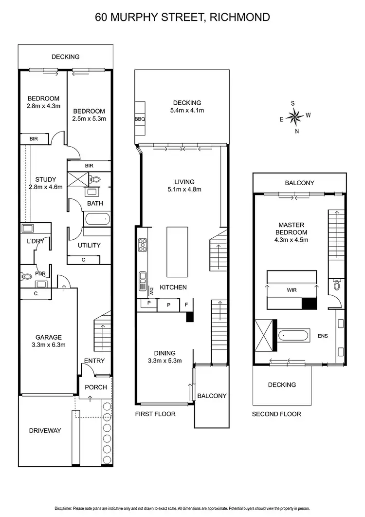 Floorplan of Homely house listing, 60 Murphy Street, Richmond VIC 3121
