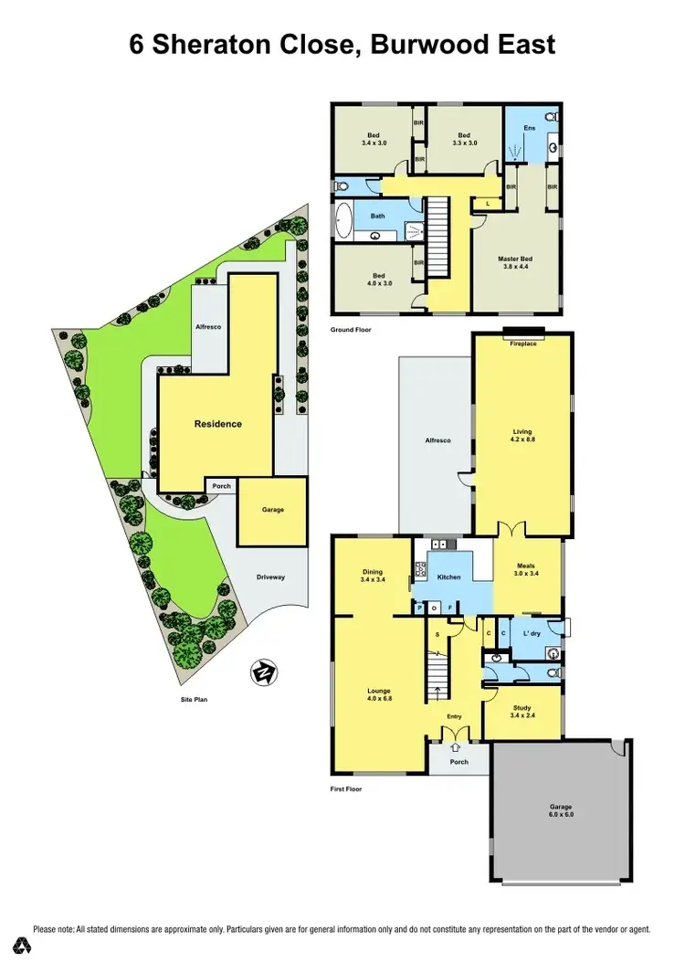 Floorplan of Homely house listing, 6 Sheraton Close, Burwood East VIC 3151