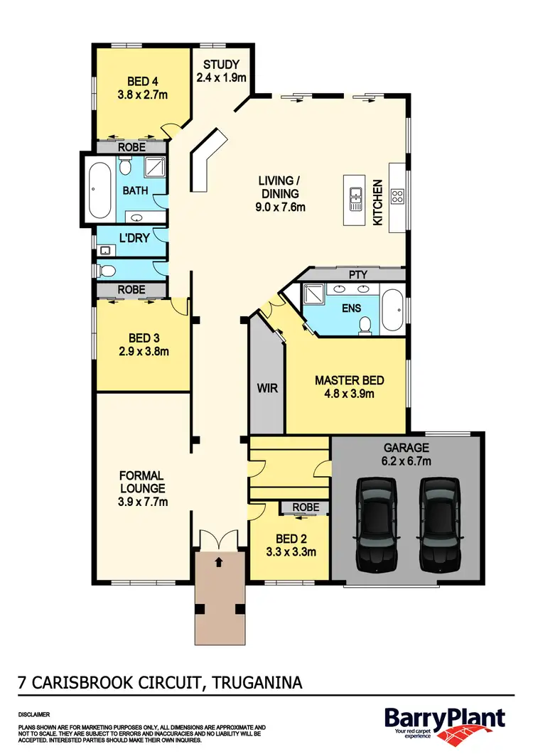 Floorplan of Homely house listing, 7 Carisbrook Circuit, Truganina VIC 3029