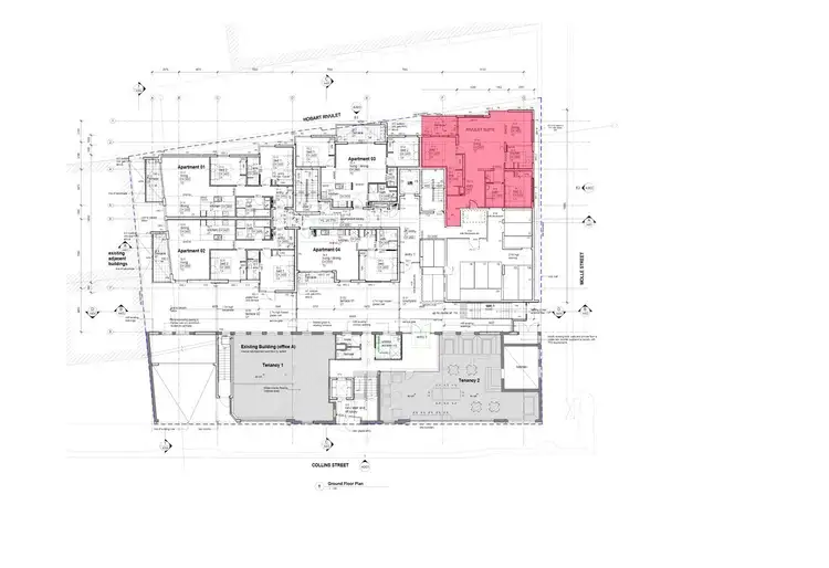 Floorplan of Homely apartment listing, Rivulet Suite/212 Collins Street, Hobart TAS 7000