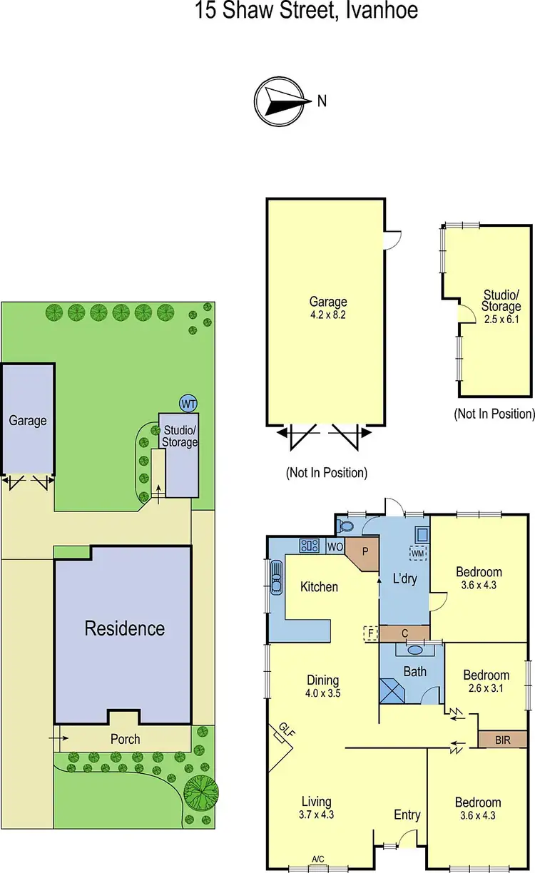 Floorplan of Homely house listing, 15 Shaw Street, Ivanhoe VIC 3079