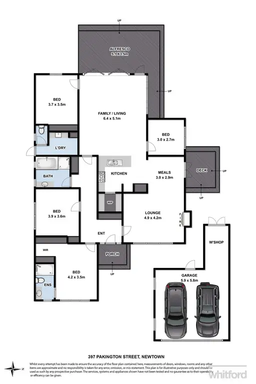 Floorplan of Homely house listing, 397 Pakington Street, Newtown VIC 3220