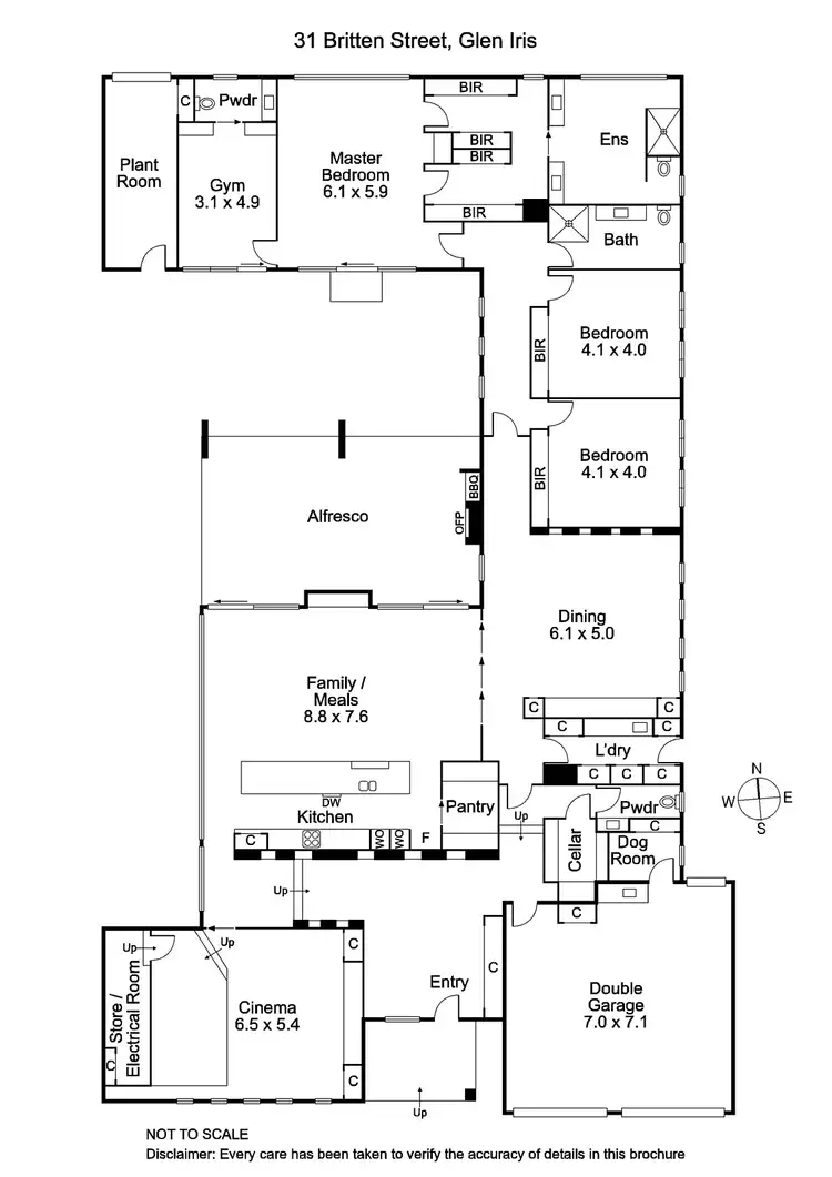 Floorplan of Homely house listing, 31 Britten Street, Glen Iris VIC 3146