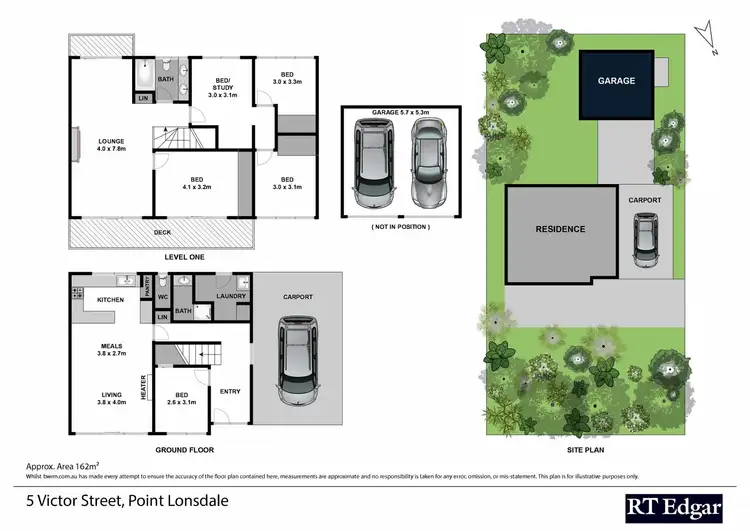 Floorplan of Homely house listing, 5 Victor Street, Point Lonsdale VIC 3225