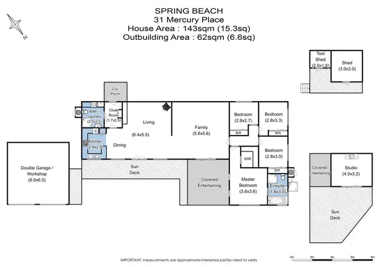 Floorplan of Homely house listing, 31 Mercury Place, Spring Beach TAS 7190