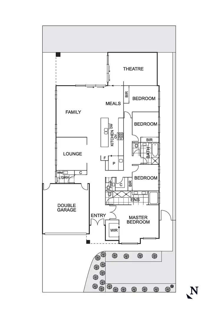 Floorplan of Homely house listing, 62 Towerhill Avenue, Doreen VIC 3754