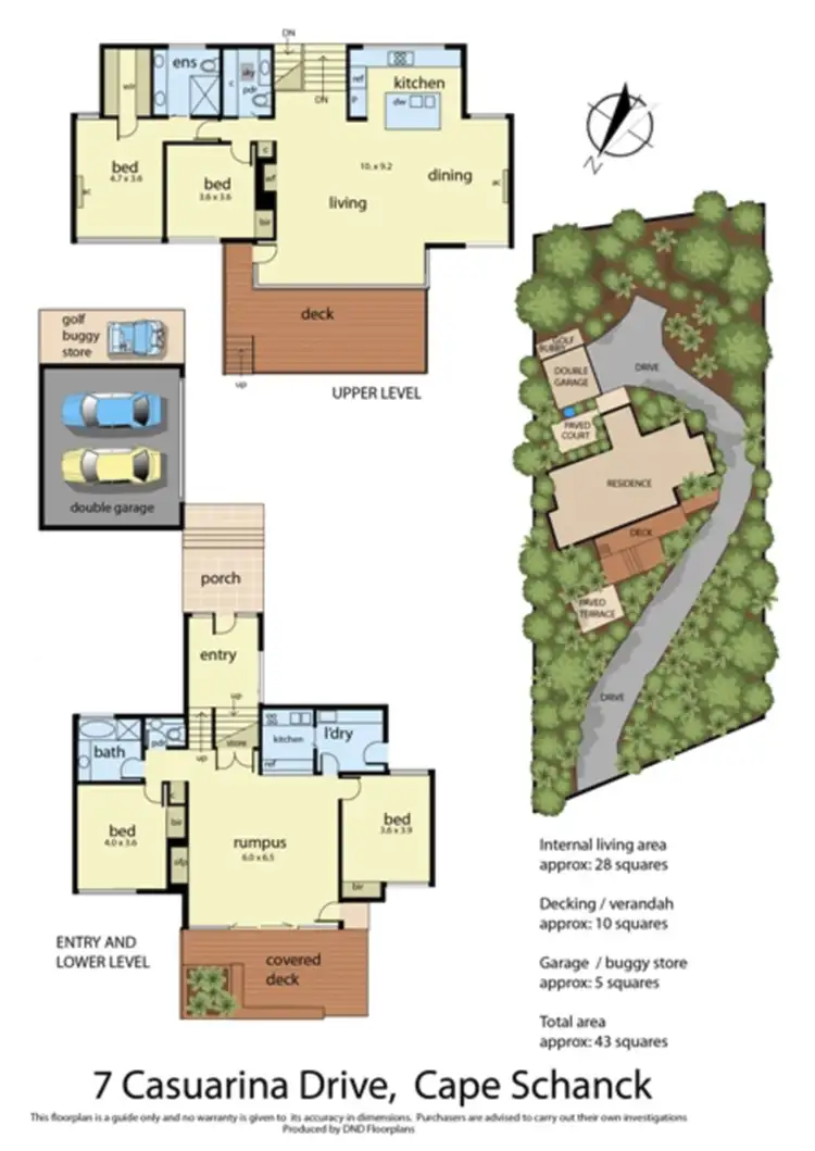 Floorplan of Homely house listing, 7 Casuarina Drive, Cape Schanck VIC 3939