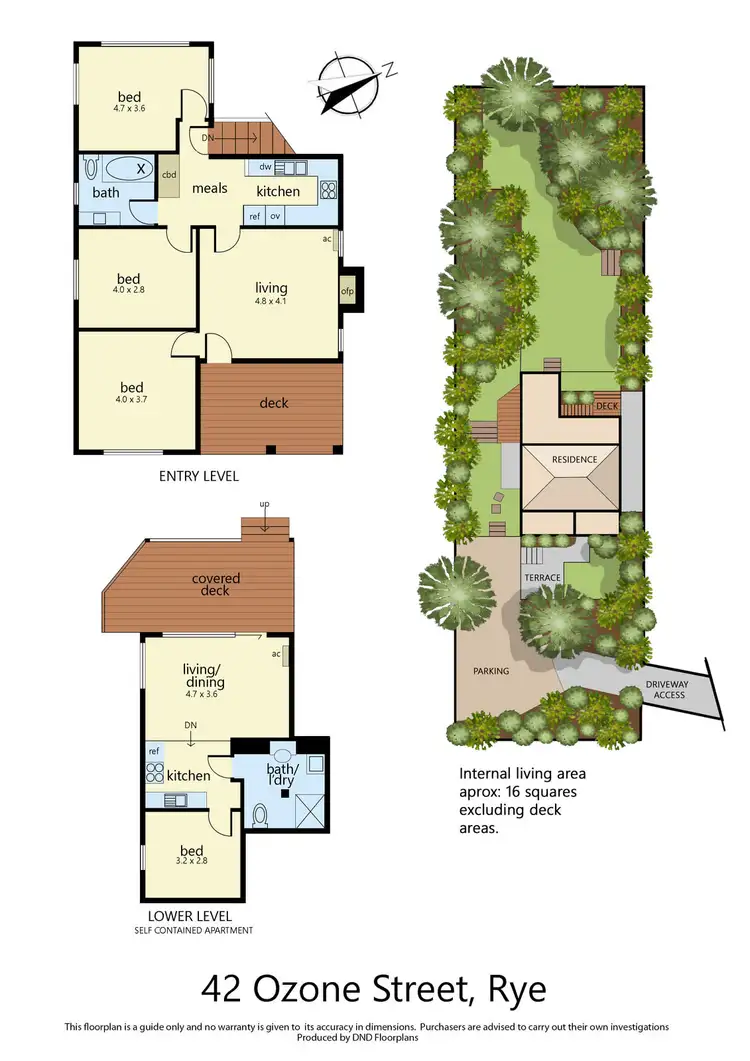 Floorplan of Homely house listing, 42 Ozone Street, Rye VIC 3941