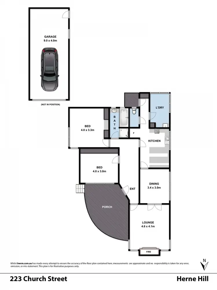Floorplan of Homely house listing, 223 Church Street, Herne Hill VIC 3218