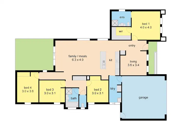 Floorplan of Homely house listing, Address available on request