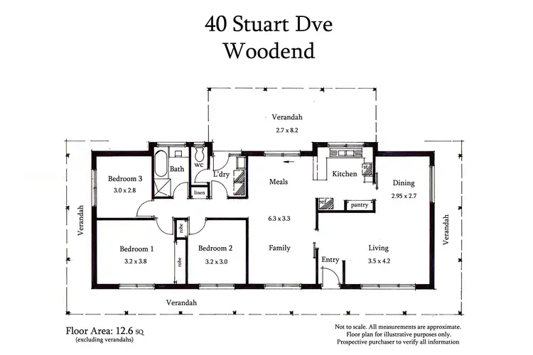 Floorplan of Homely house listing, 40 Stuart Drive, Woodend VIC 3442