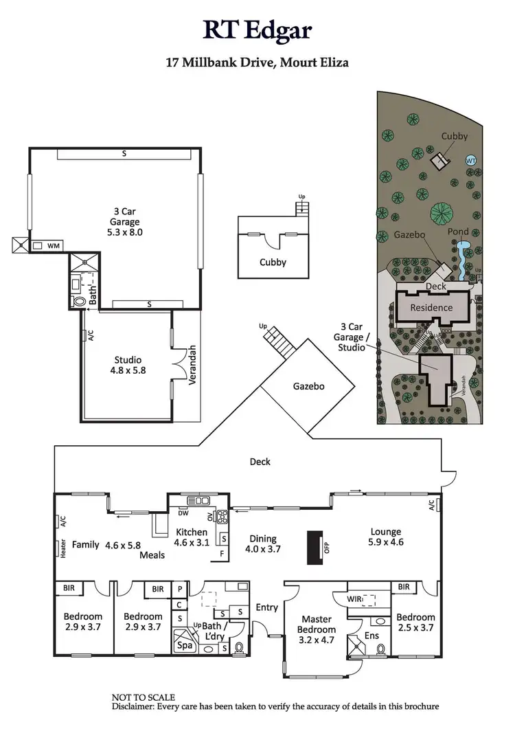 Floorplan of Homely house listing, 17 Millbank Drive, Mount Eliza VIC 3930