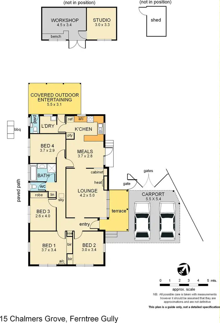 Floorplan of Homely house listing, 15 Chalmers Grove, Ferntree Gully VIC 3156